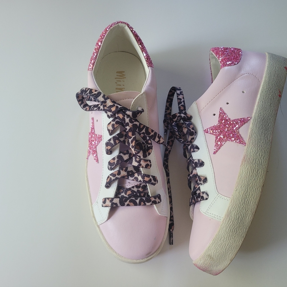 Womens Mi,im Shoes Pink and White size 7.5 - Picture 6 of 7